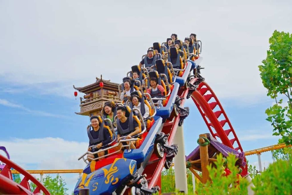 Fantawild FT Wild Theme Park Invincible Warriors Coaster