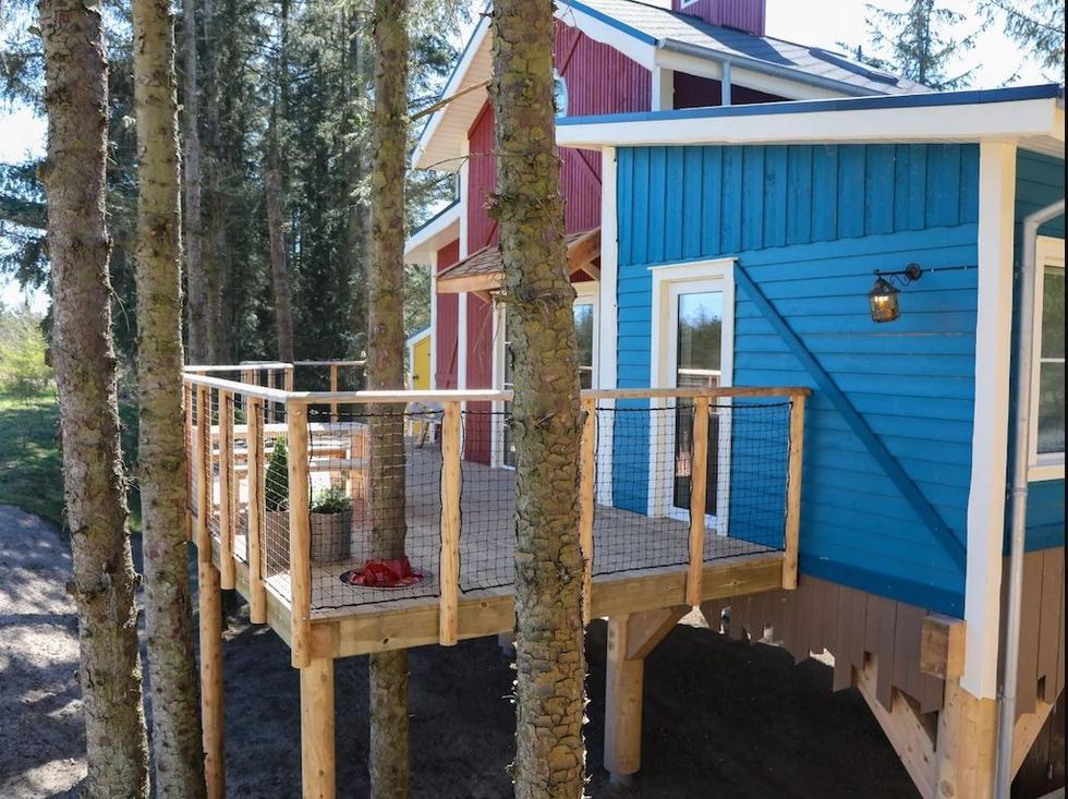 Farup Sommerland tree house balcony