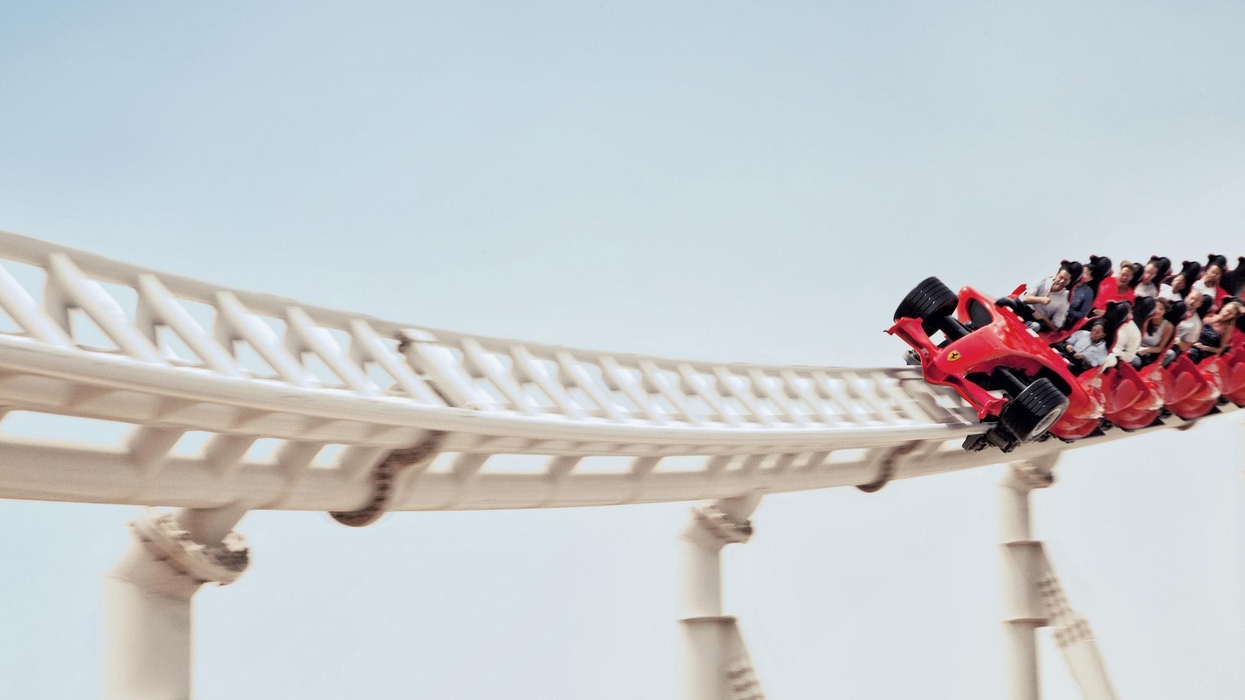 ferrari world abu dhabi formula rossa roller coaster jesse vargas