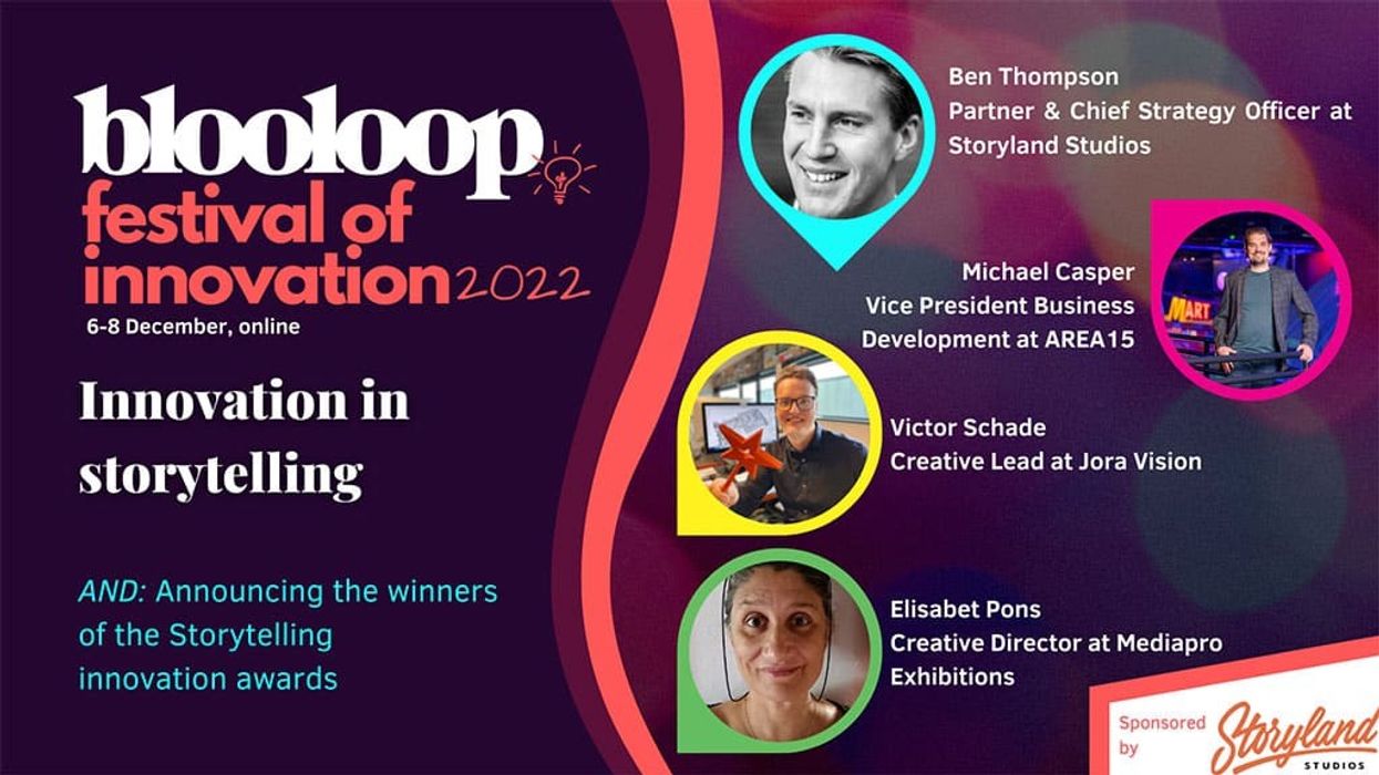 Festival of Innovation storytelling speakers