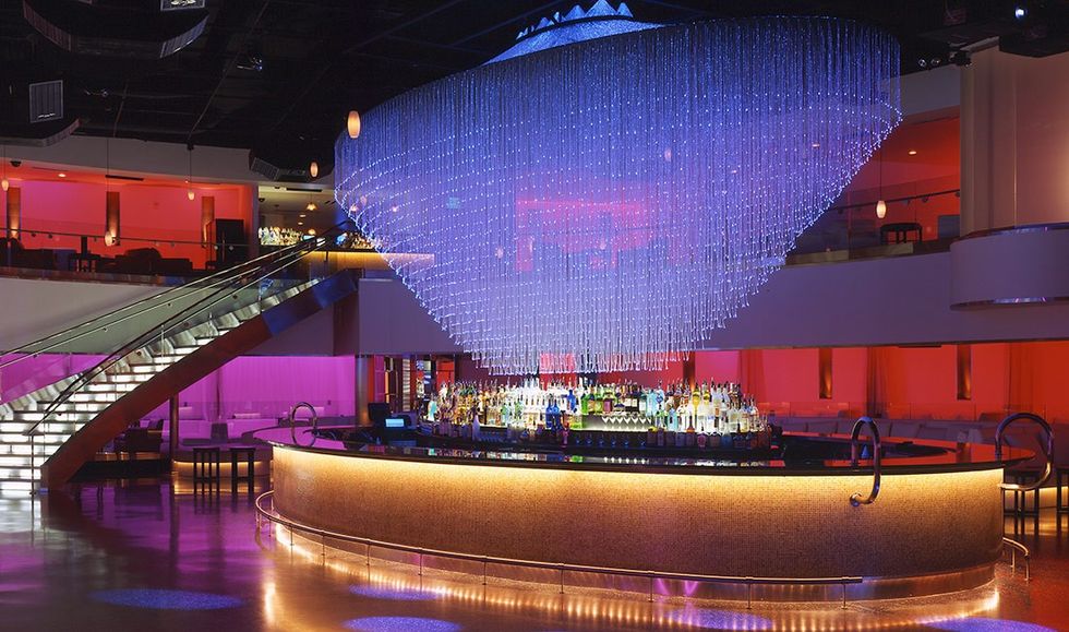 Fibre Optic Chandelier - Club Silk Technifex