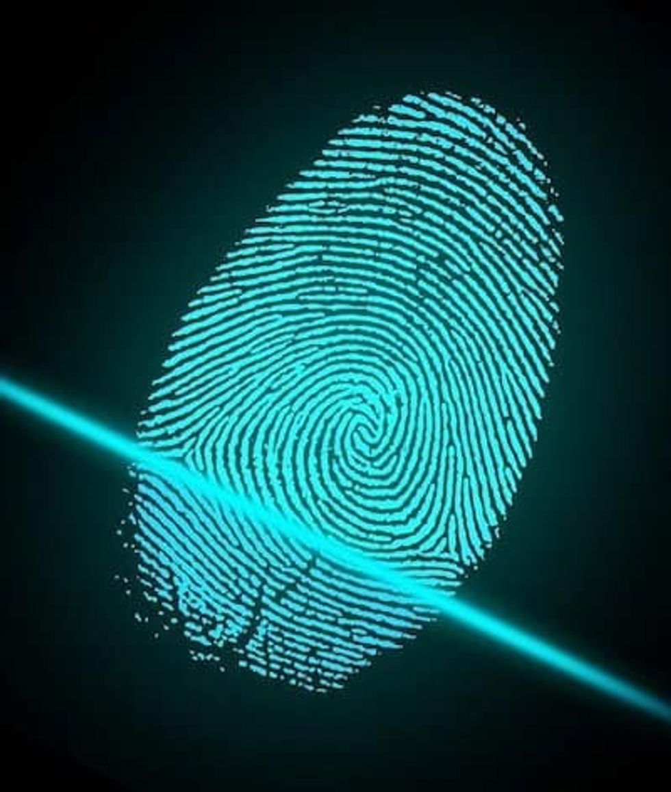 fingerprint scan