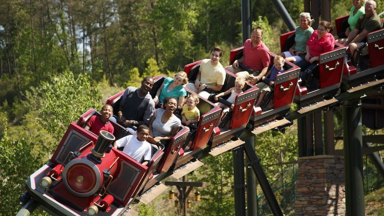 Firechaser Express coaster at Dollywood