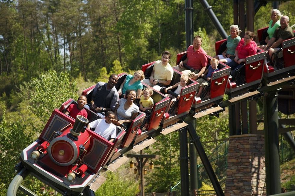 Firechaser Express coaster at Dollywood