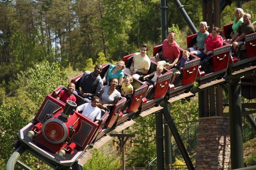 firechaser express dollywood rollercoaster