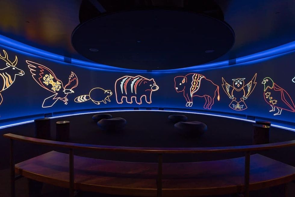 First Americans Museum origins theater