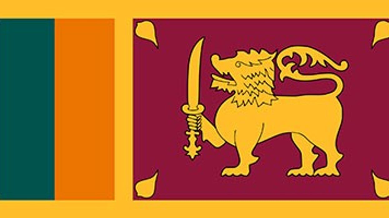 flag of sri lanka