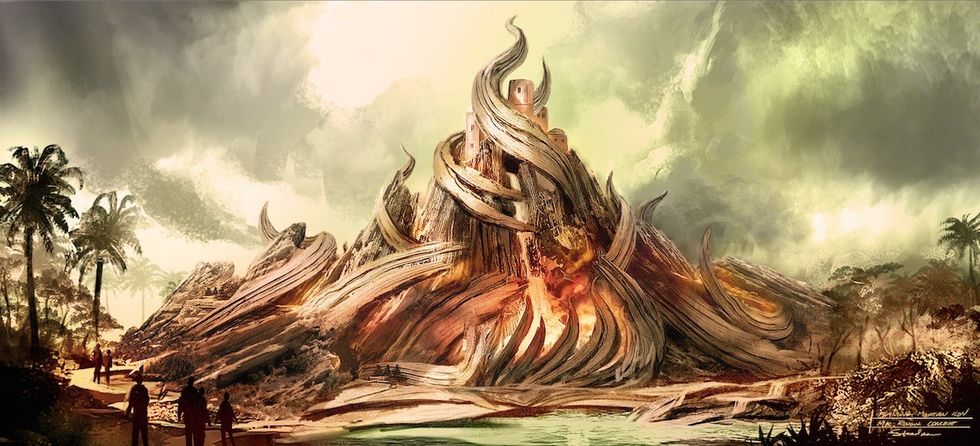 Flaming Mountain Flume Ride Flaming Mountain Flume Ride Journey to the West Theme Park China Zeitgeist