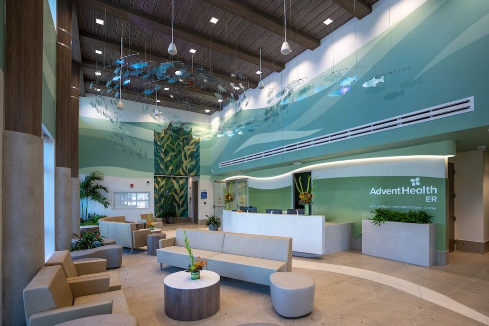 Flamingo ER AdventHealth reception