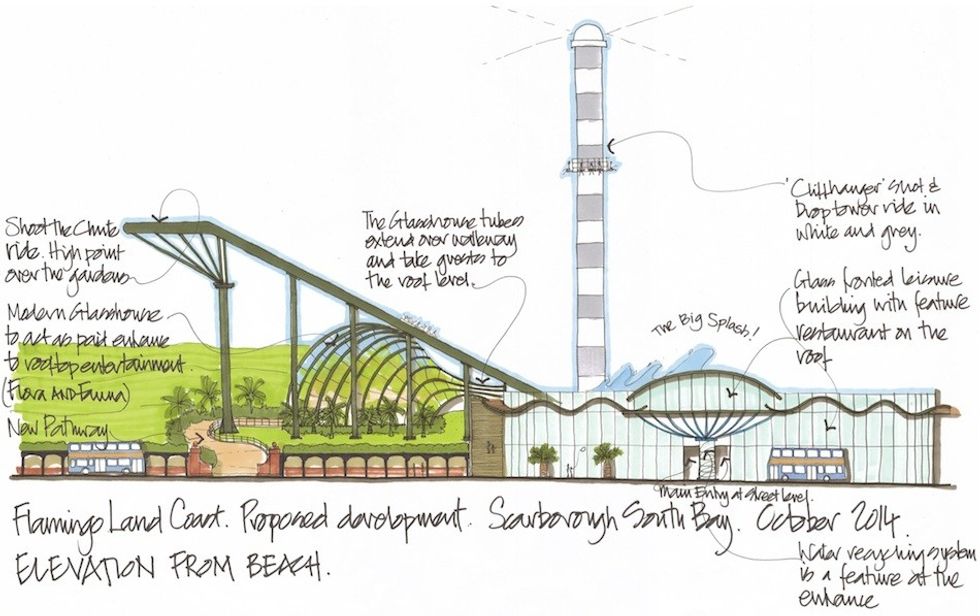 FlamingoLandCoast sketch 1