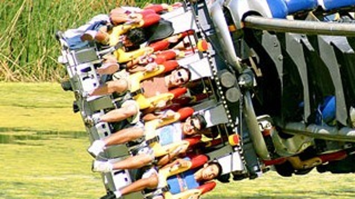 flightdeck at californias great america rollercoaster