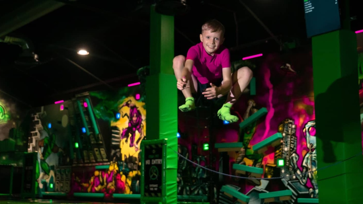 Flip Out trampoline
