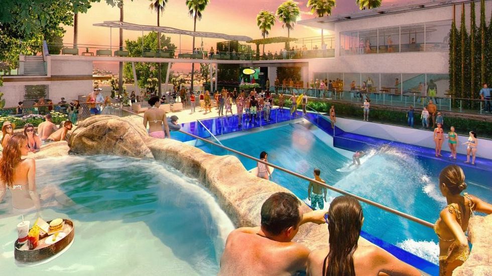 FlowRider FlowSurf Venue Rendering