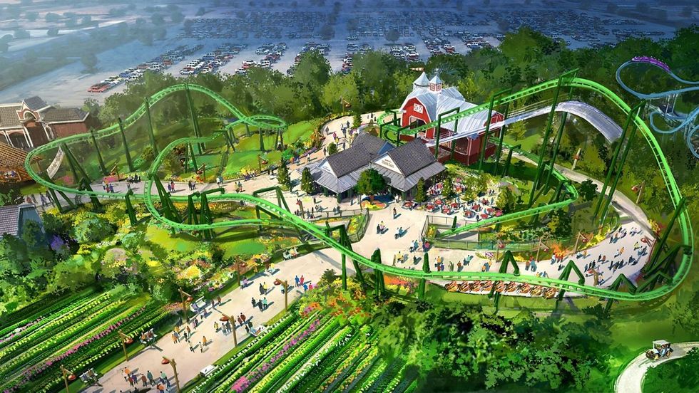 flying fox coaster kentucky kingdom