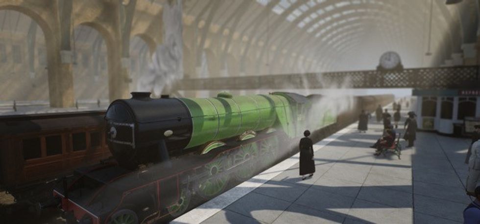 Flying Scotsman VR Kings Cross Platform