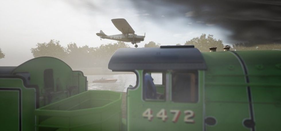 Flying Scotsman VR Plane and Train