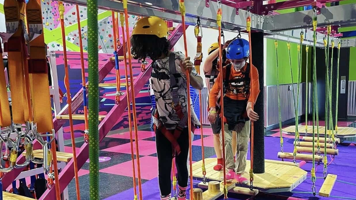 Flying Squirrel ropes course