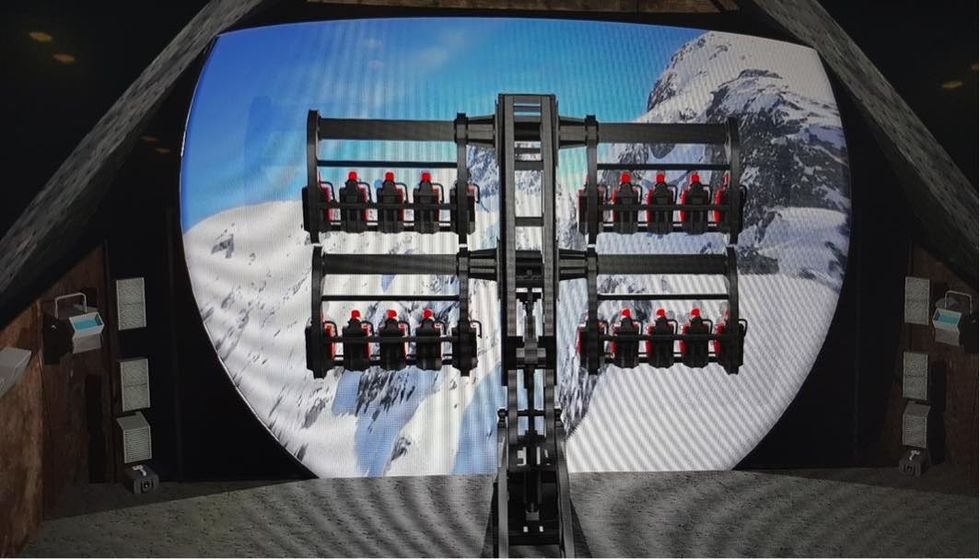 flying theatre simworx IAAPA Attractions Expo 2017