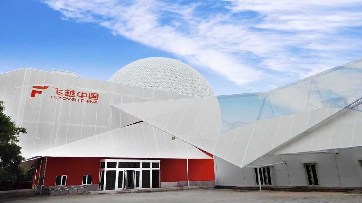 FLYOVER CHINA - Brogent Technologies i-Ride attraction opens in Beijing