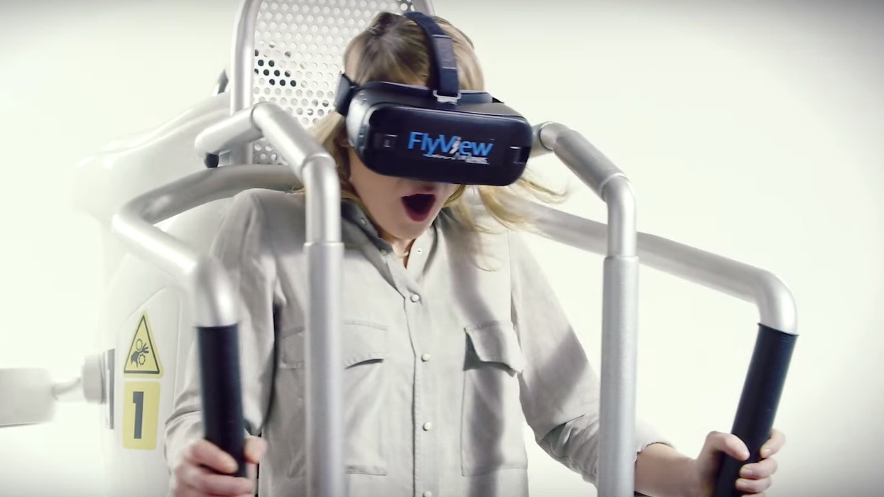 Flyview Paris jetpack virtual reality VR experience