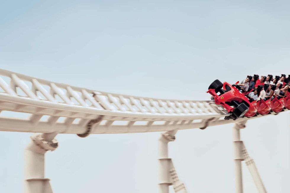 formula-rossa-ferrari-world abu dhabi Tourism trends UAE