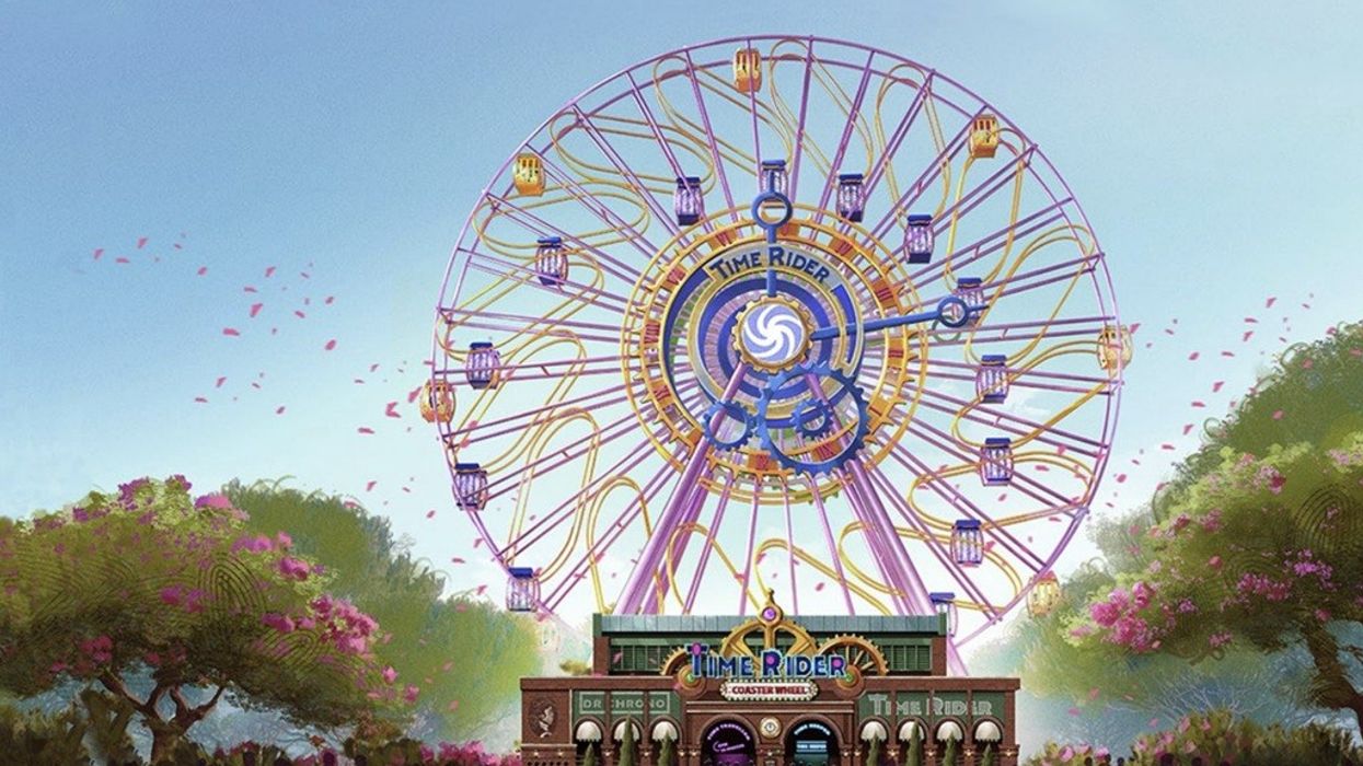 FORREC rendering Time Rider Coaster Wheel