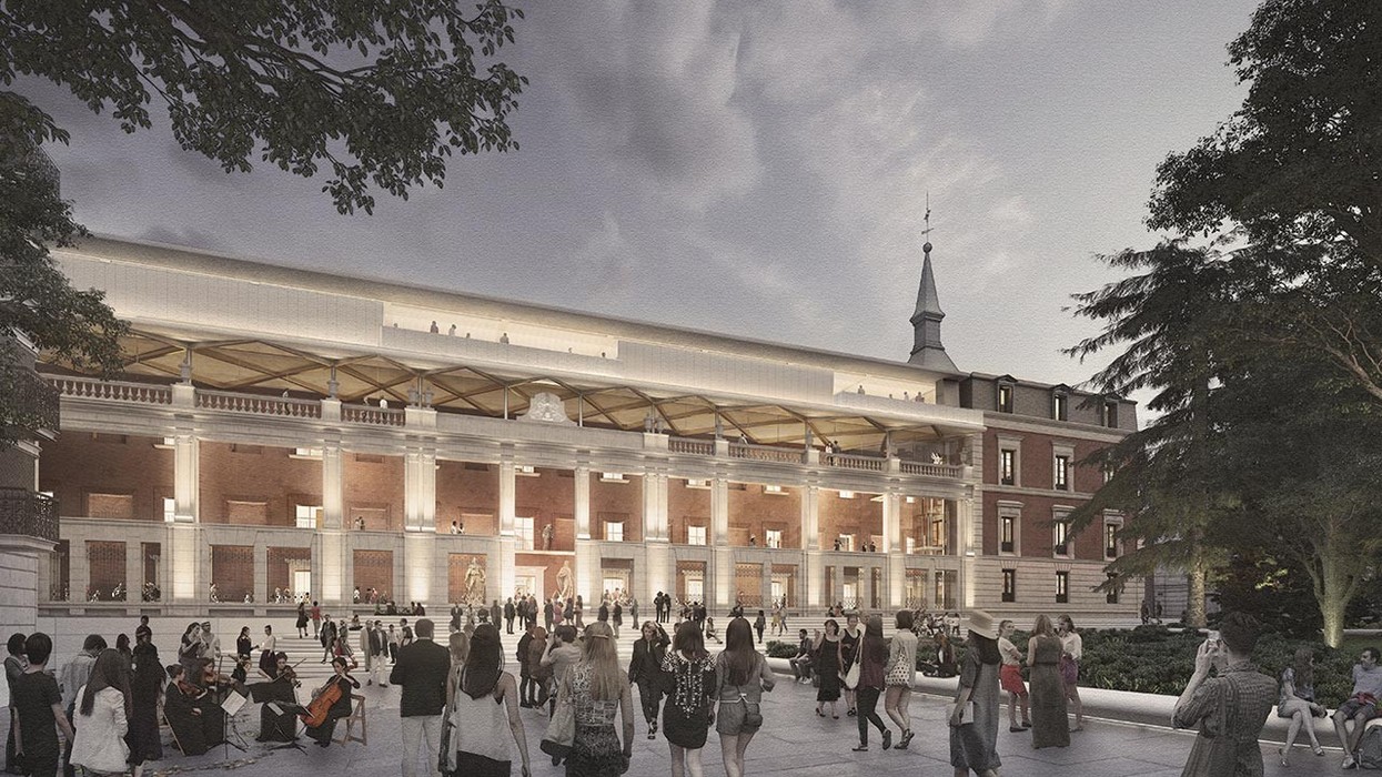 Foster designs historic Hall of Realms (Salón de Reinos) the Museo del Prado campus in Madrid