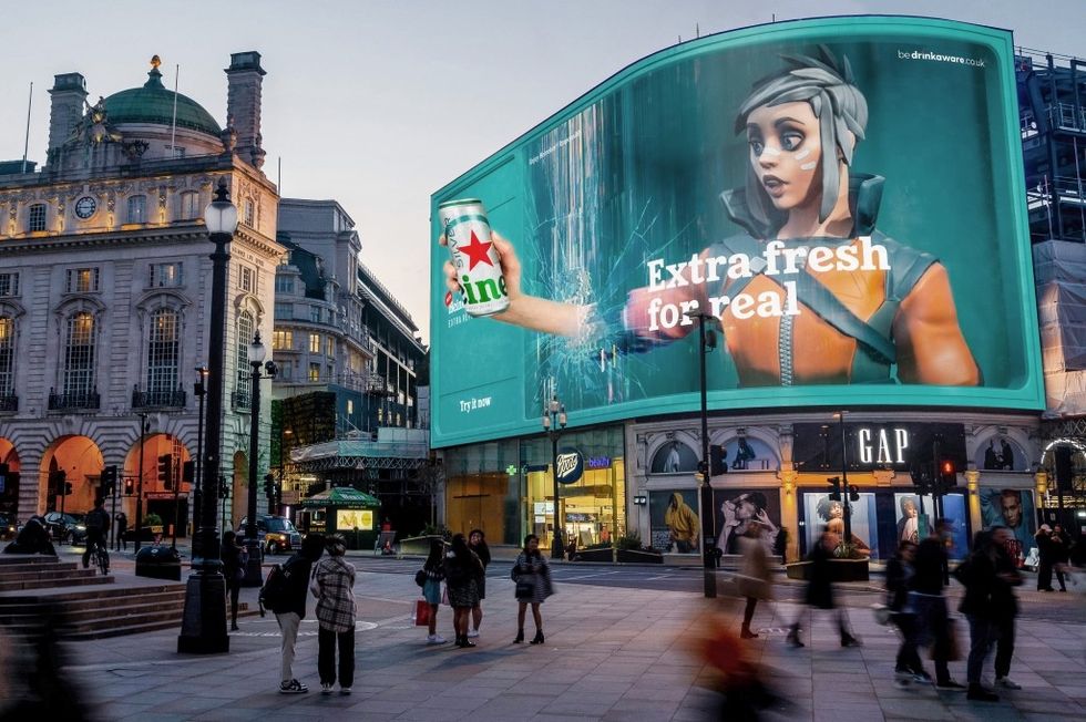 Framestore Heineken Silver Piccadilly Circus