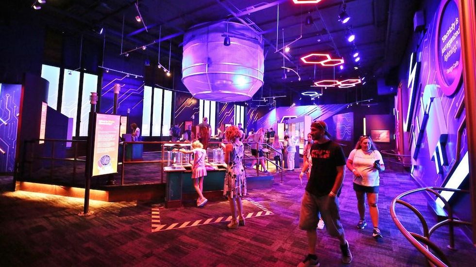 Franklin Institute Electricity Exhibit