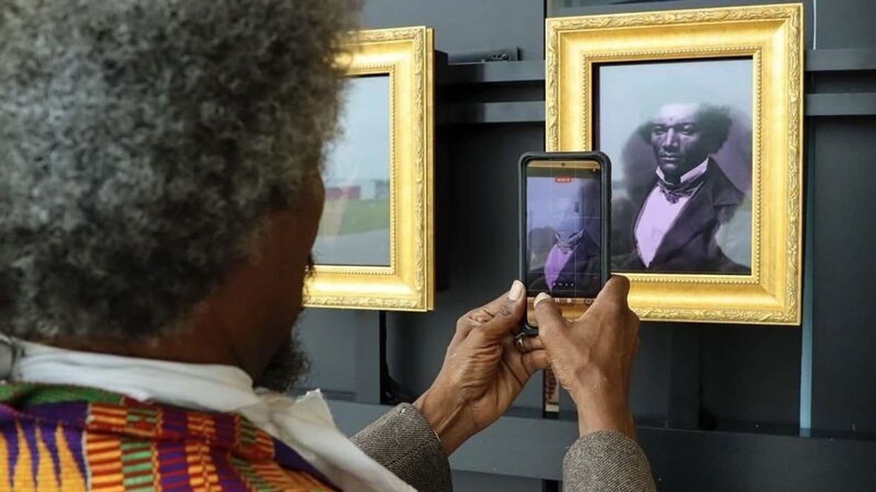 Frederick Douglass exhibit Blue Telescope