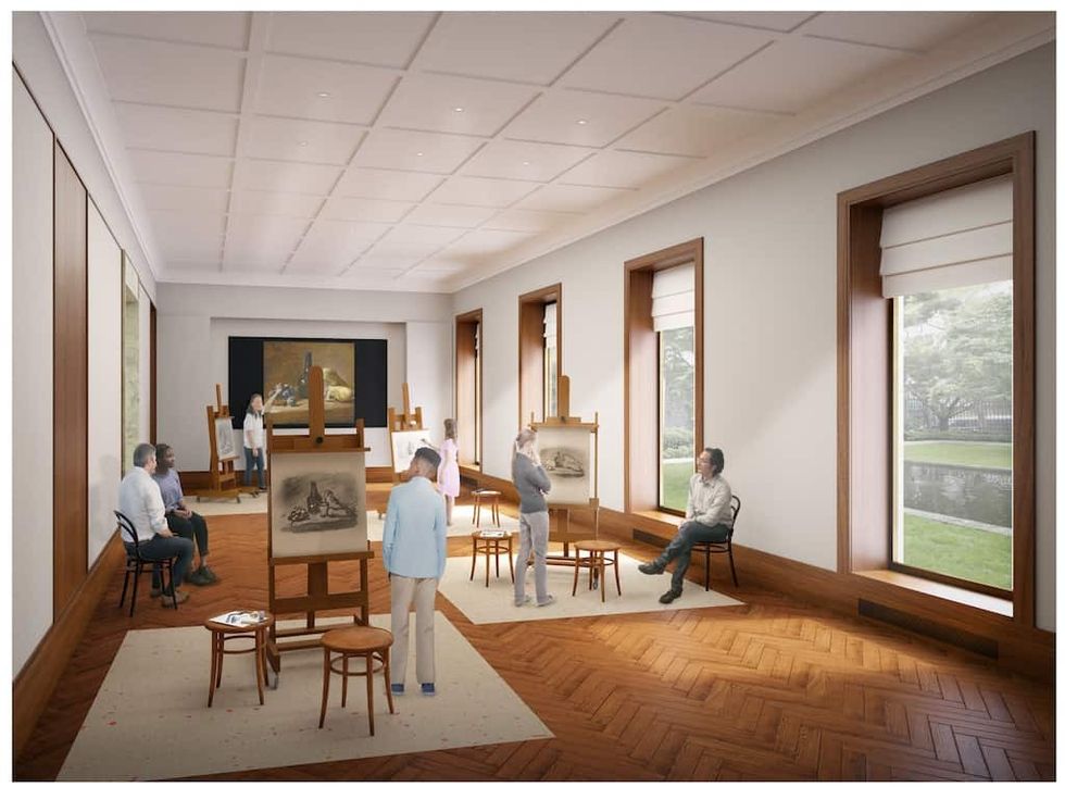 Frick Collection rendering engagement centre