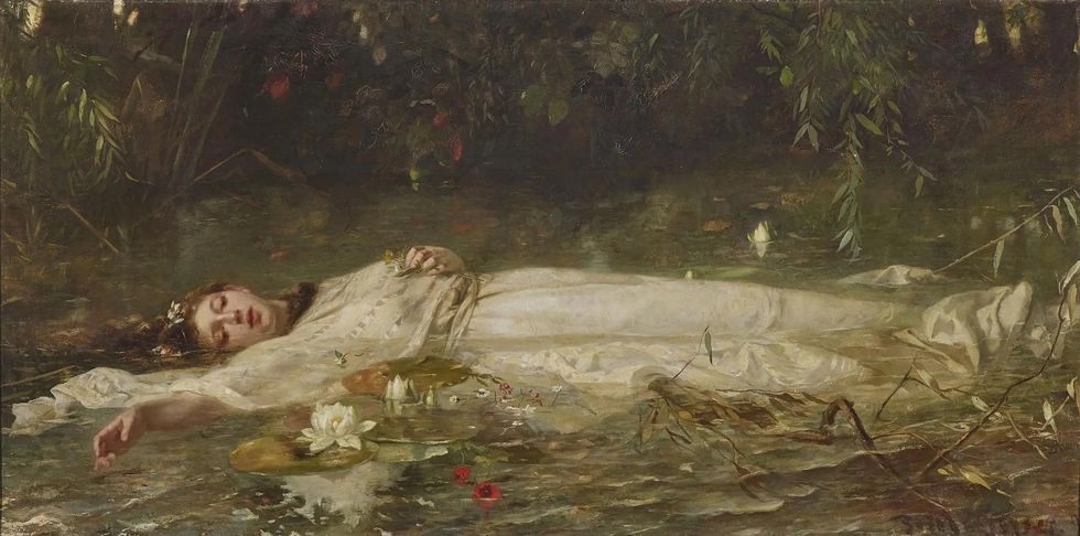 Friedrich Heyser ophelia painting