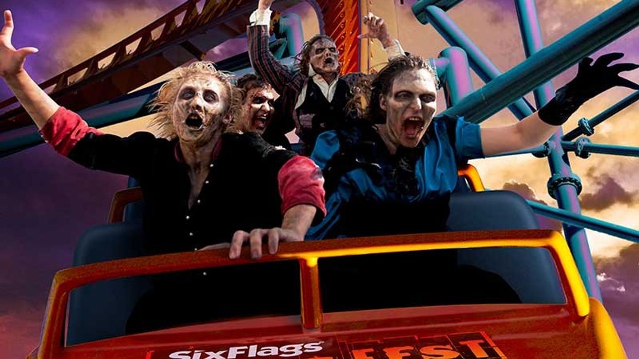 fright fest coffin challenge six flags