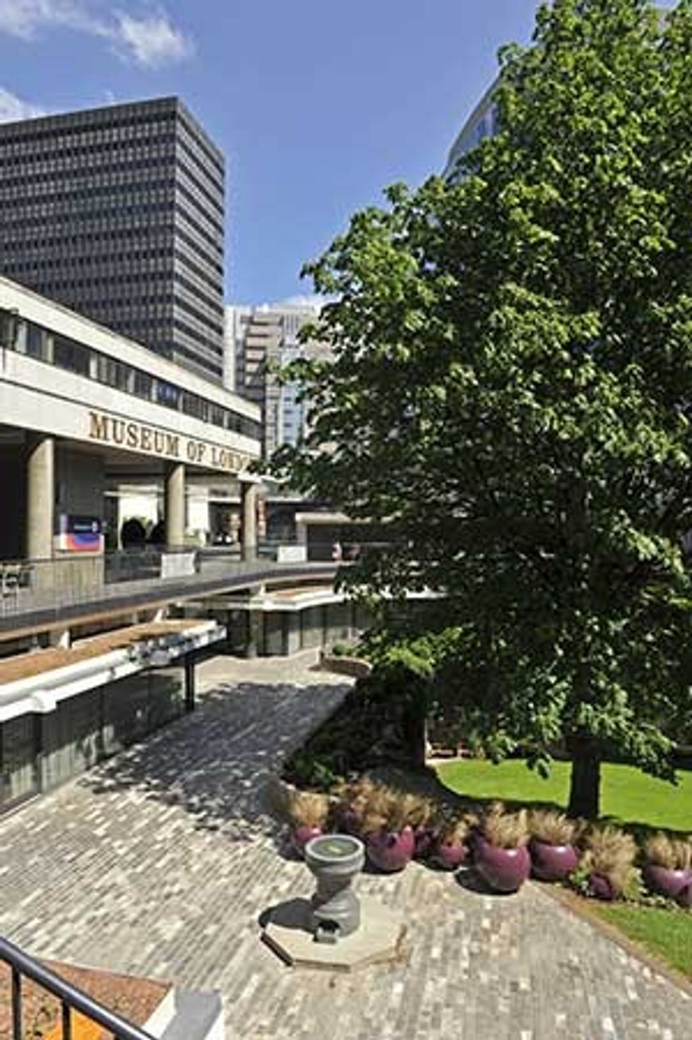 front view of the museum of london