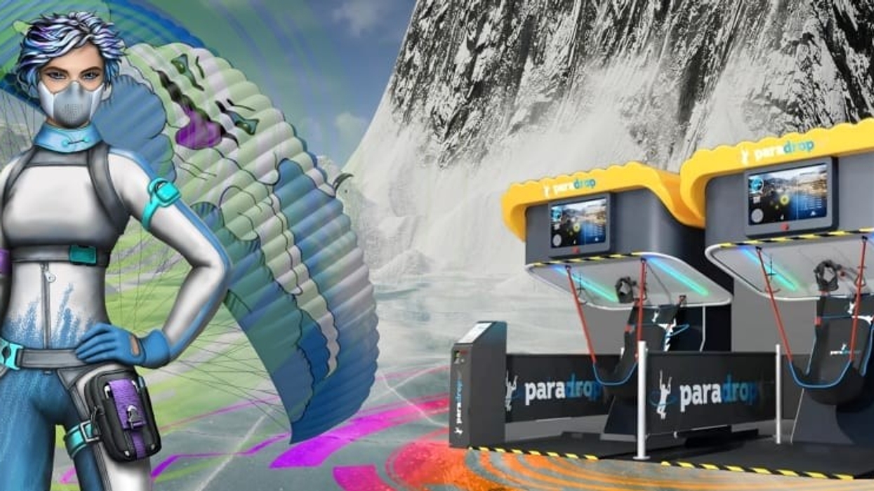 Frontgrid Neon Angel and ParadropVR Pod
