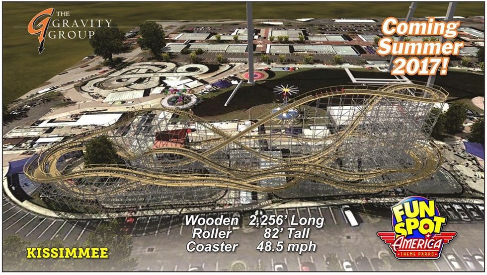 fun spot america wooden coaster