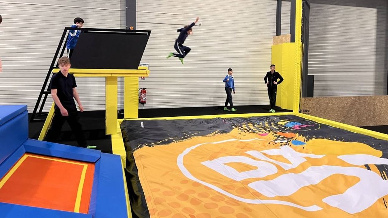 Fun Spot Big Air Bag Action Shot