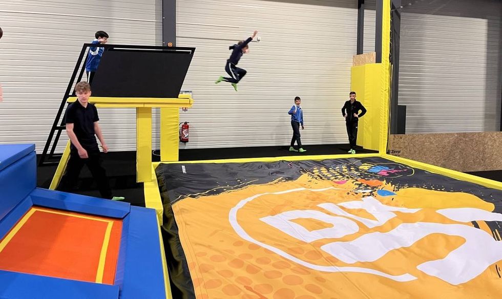 Fun Spot Big Air Bag Action Shot