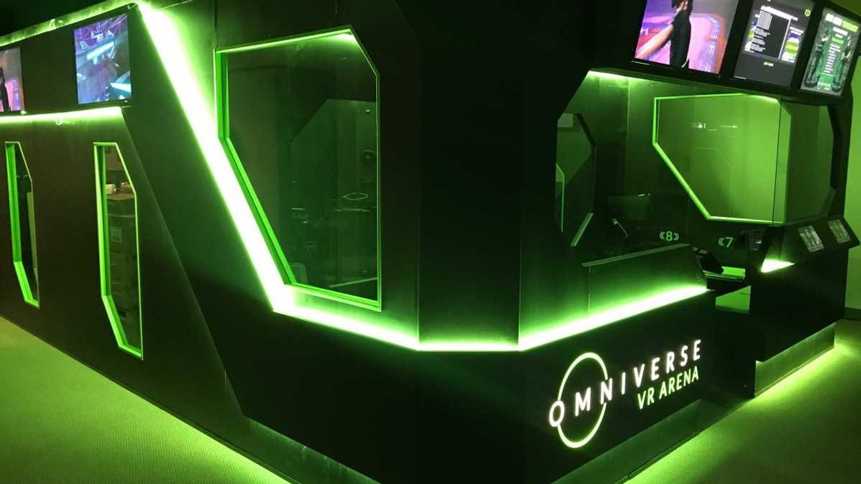 funovation and virtuix launch omniverse VR Arena esports attraction