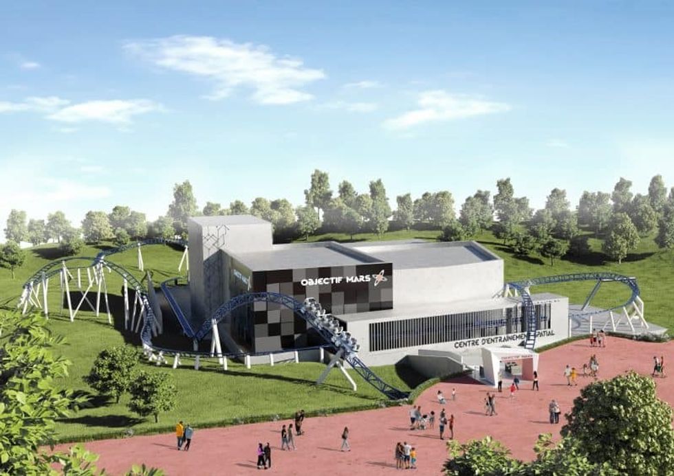 futuroscope objectif mars roller coaster