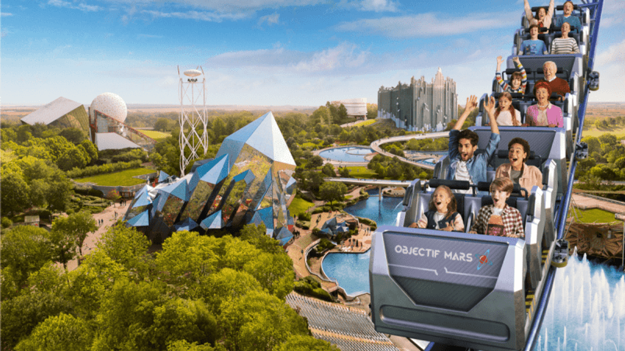 futuroscope objectif mars roller coaster