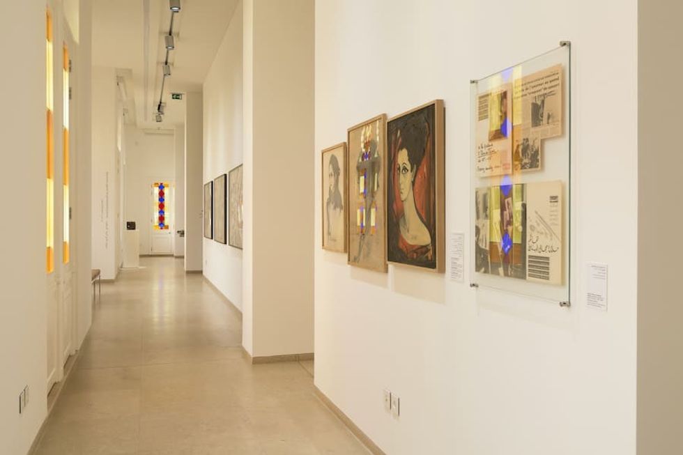 Gallery in 2018, before the beirut blast. Zeina Arida