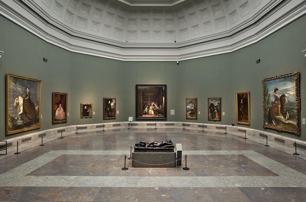 Gallery inside the Prado Museum