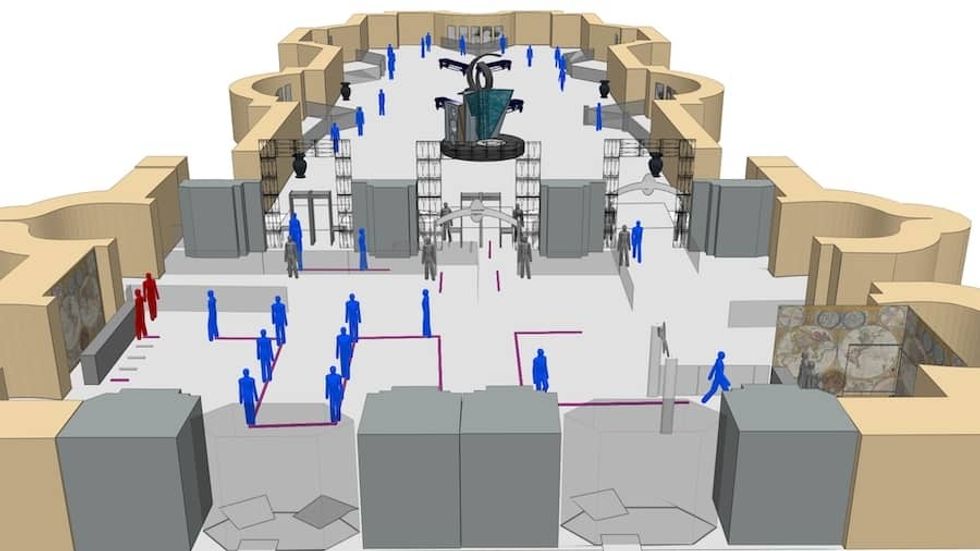 Gallery Proximity Analysis MassMotion Oasys