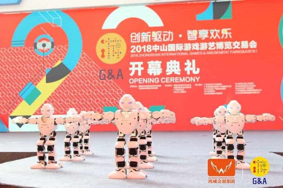 Games and Amusement Fair 2018 Opening Ceremony Robot Performance