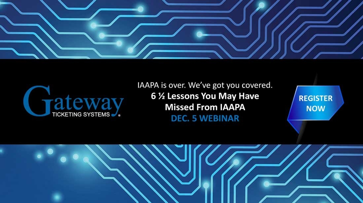 Gateway Ticketing Sytems IAAPA webinar