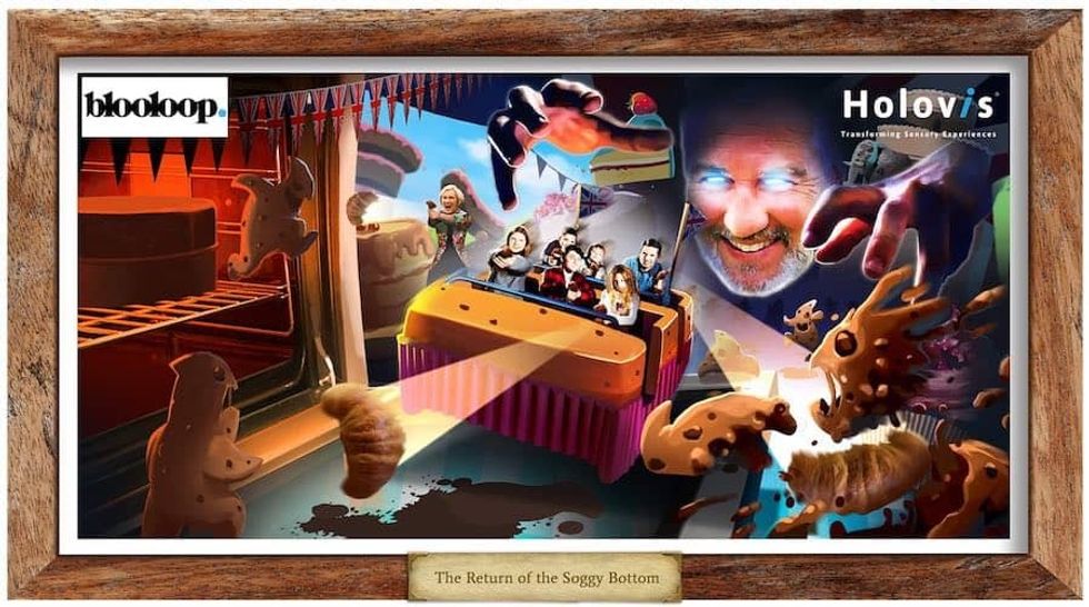 GBBO Ride by Holovis Great British Bake Off blooloop