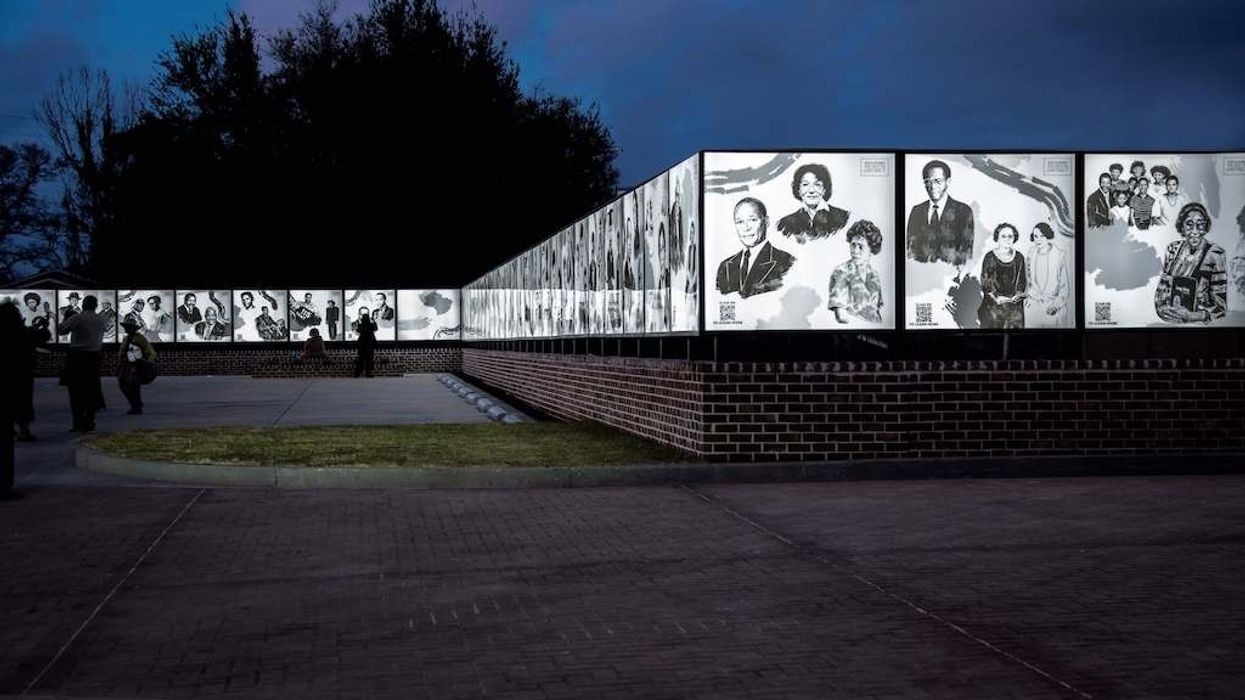 Generations Strong Display at night