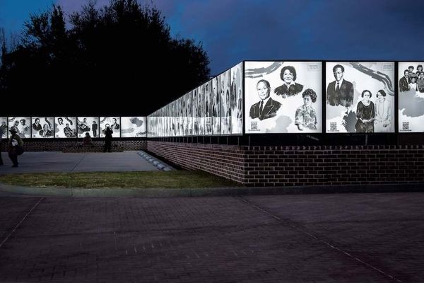 Generations Strong Display at night