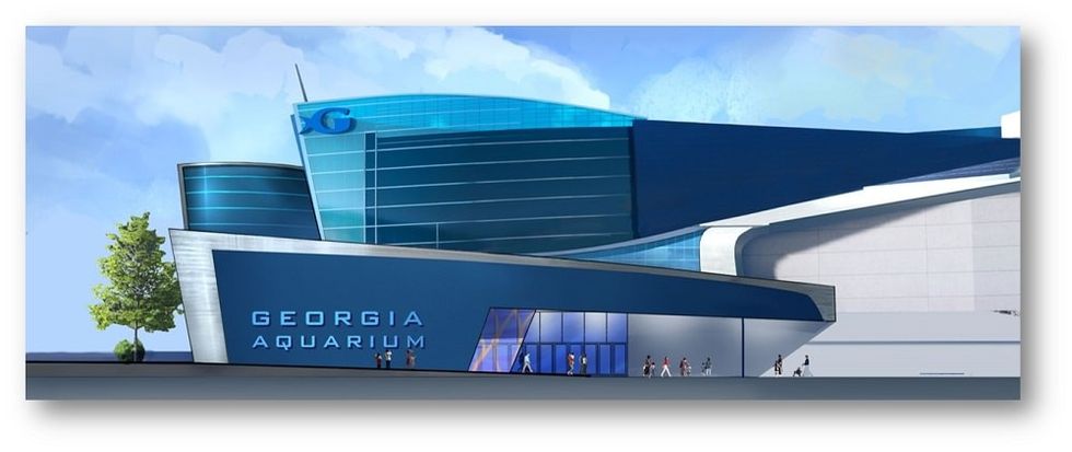Georgia Aquarium Plaza exterior